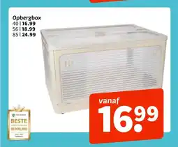 Wibra Opbergbox aanbieding