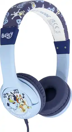 Bol.com Bluey - kinder koptelefoon - volumebegrenzing - verstelbaar - comfortabel aanbieding