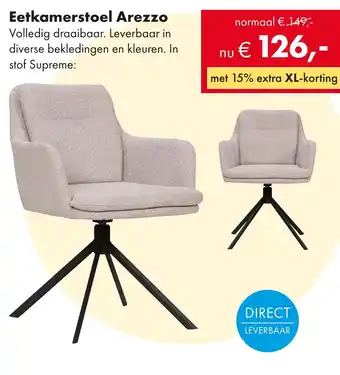 Woonsquare Eetkamerstoel Arezzo aanbieding