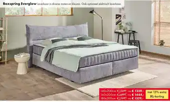 Woonsquare Boxspring Everglow aanbieding
