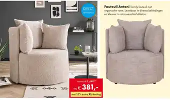 Woonsquare Fauteuil Antoni aanbieding