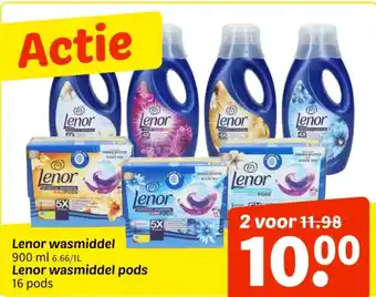 Wibra Lenor wasmiddel Lenor wasmiddel pods aanbieding