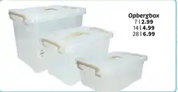 Wibra Opbergbox aanbieding