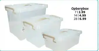 Wibra Opbergbox aanbieding