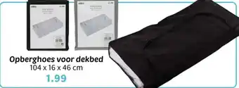 Wibra Opberghoes voor dekbed aanbieding