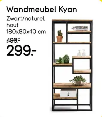 Leen Bakker Wandmeubel Kyan aanbieding