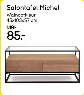 Leen Bakker Salontafel Michel aanbieding