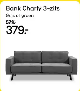 Leen Bakker Bank Charly 3 zits aanbieding