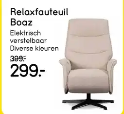 Leen Bakker Relaxfauteuil Boaz aanbieding