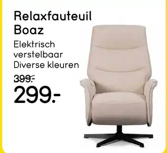 Leen Bakker Relaxfauteuil Boaz aanbieding