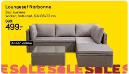 Leen Bakker Loungeset Narbonne aanbieding