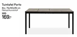 Leen Bakker Tuintafel Porto aanbieding