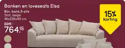 Leen Bakker Banken aanbieding