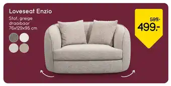 Leen Bakker Loveseat Enzio aanbieding
