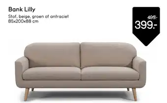 Leen Bakker Bank Lilly aanbieding
