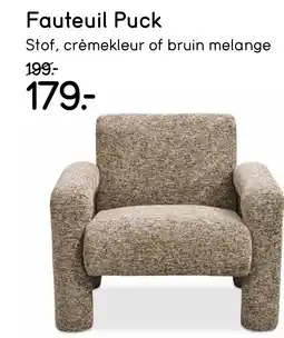 Leen Bakker Fauteuil Puck aanbieding
