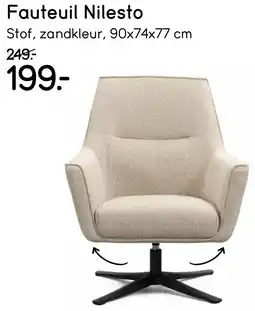 Leen Bakker Fauteuil Nilesto aanbieding