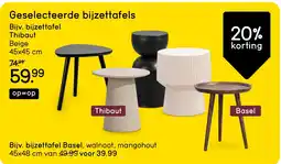 Leen Bakker Geselecteerde bijzettafels aanbieding