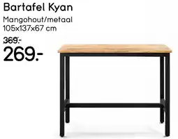 Leen Bakker Bartafel Kyan aanbieding