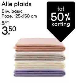 Leen Bakker Alle plaids aanbieding