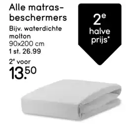 Leen Bakker Alle matras- beschermers aanbieding