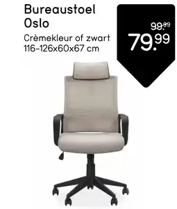 Leen Bakker Bureaustoel Oslo aanbieding