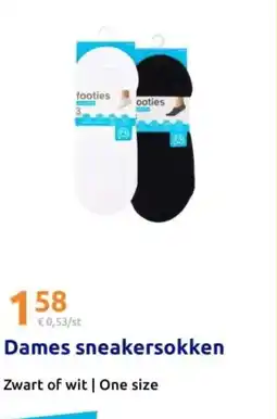 Action Dames sneakersokken aanbieding