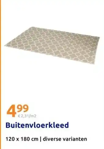Action Buitenvloerkleed aanbieding