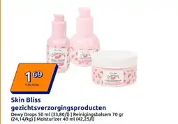 Action Skin Bliss gezichtsverzorgingsproducten aanbieding