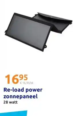 Action Re load power zonnepaneel aanbieding