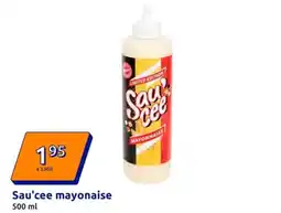 Action Sau'cee mayonaise aanbieding