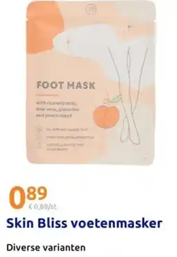 Action Skin Bliss voetenmasker aanbieding