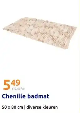 Action Chenille badmat aanbieding