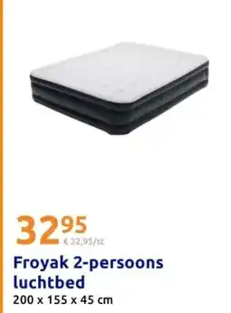 Action Froyak 2 persoons luchtbed aanbieding