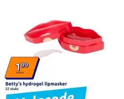 Action Betty's hydrogel lipmasker aanbieding