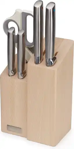 Bol.com Joseph Joseph - Elevate Fusion Messen en Schaar met Houder 5-Delig - Kunststof - Zilver aanbieding
