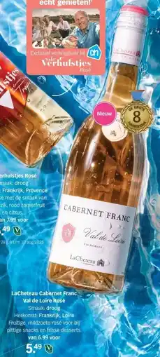 Albert Heijn LaCheteau Cabernet Franc Val de Loire Rosé Smaak: droog aanbieding
