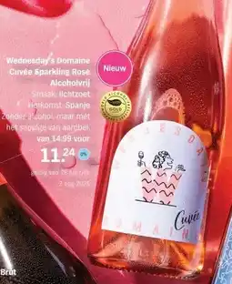 Albert Heijn Wednesday's Domaine Cuvée Sparkling Rosé aanbieding