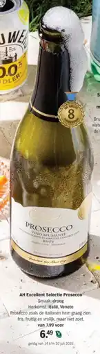 Albert Heijn AH Excellent Selectie Prosecco aanbieding