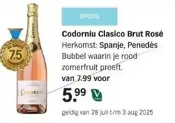 Albert Heijn Codorniu Clasico Brut Rosé aanbieding