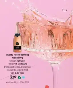 Albert Heijn Viverty Rosé Sparkling Alcoholvrij aanbieding