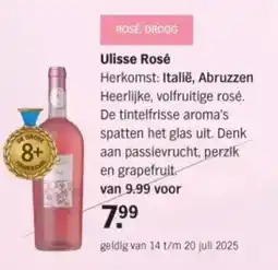 Albert Heijn Ulisse Rosé aanbieding