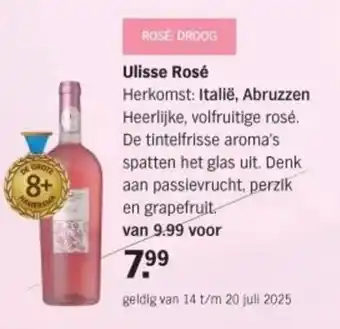 Albert Heijn Ulisse Rosé aanbieding