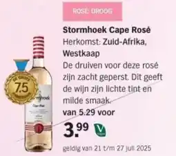 Albert Heijn Stormhoek Cape Rosé aanbieding