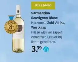 Albert Heijn Sarmentino Sauvignon Blanc aanbieding