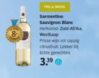 Albert Heijn Sarmentino Sauvignon Blanc aanbieding