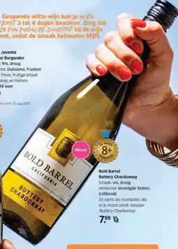Albert Heijn Bold Barrel Buttery Chardonnay aanbieding