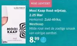 Albert Heijn Mooi Kaap Rosé wijntap aanbieding
