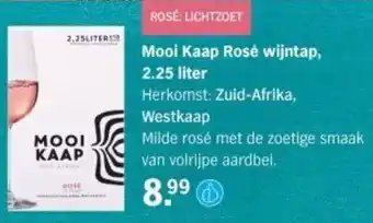 Albert Heijn Mooi Kaap Rosé wijntap aanbieding