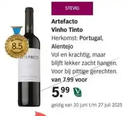 Albert Heijn Artefacto Vinho Tinto aanbieding